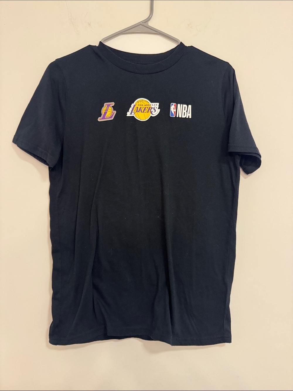 abercrombie kids Black Los Angeles Lakers Logo Tee